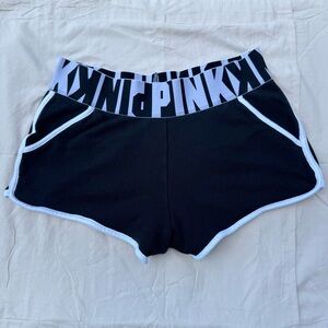 Victoria's Secret PINK Black Yoga Shorts